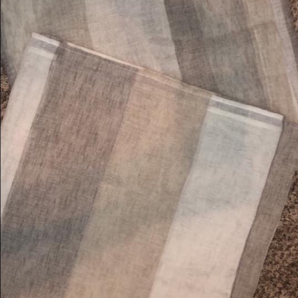 Linen curtains